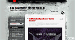 Desktop Screenshot of cansomeonepleaseexplain.com
